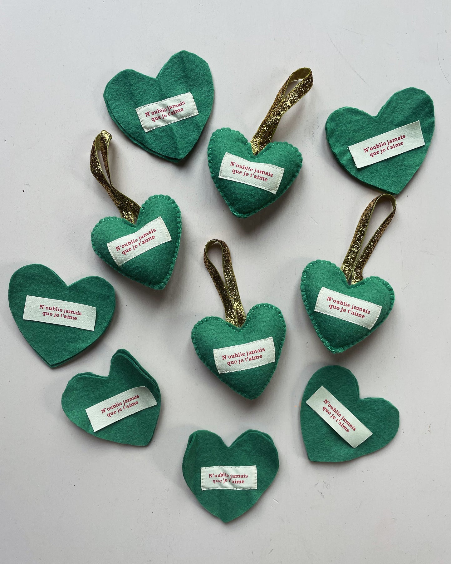 Coeur Amour coloris vert