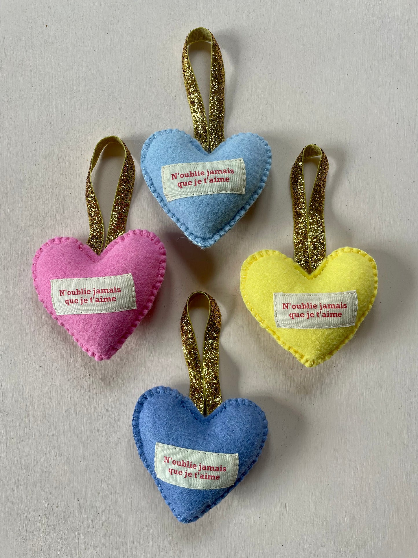Coeur Amour coloris jaune vif